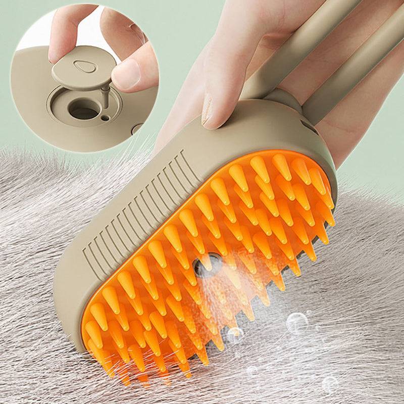 3-in-1 Electric Pet Brush: Groom, Massage, and Remove Hair - Klargent LLC