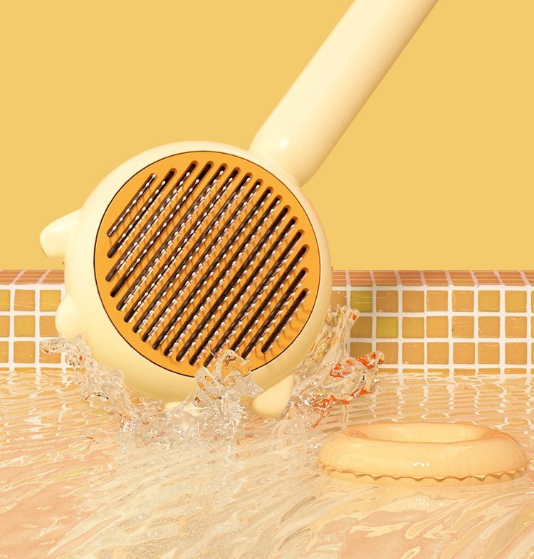 Anti-Hairball Pet Grooming Comb for Healthy, Shiny Fur