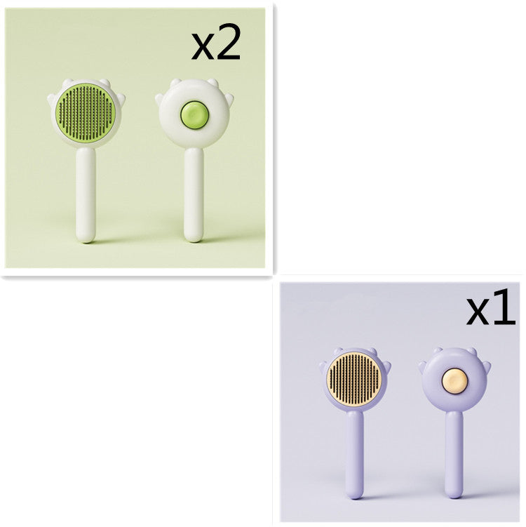Anti-Hairball Pet Grooming Comb for Healthy, Shiny Fur
