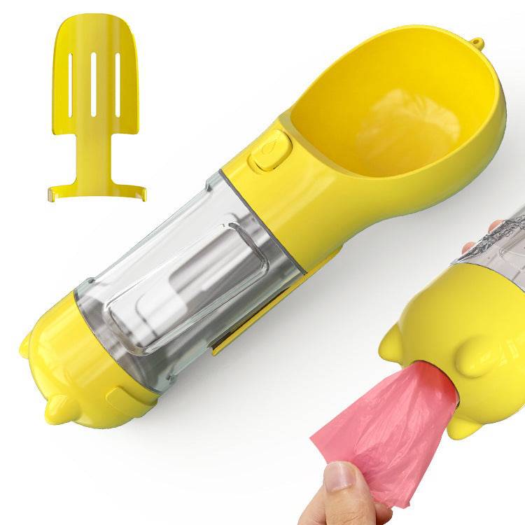 3-in-1 Portable Dog Water Bottle for Travel & Feeding - Klargent LLC