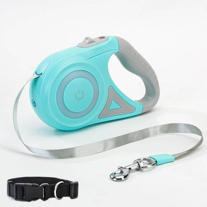 Automatic Retractable Dog Leash & Collar – Perfect for Pets! - Klargent LLC