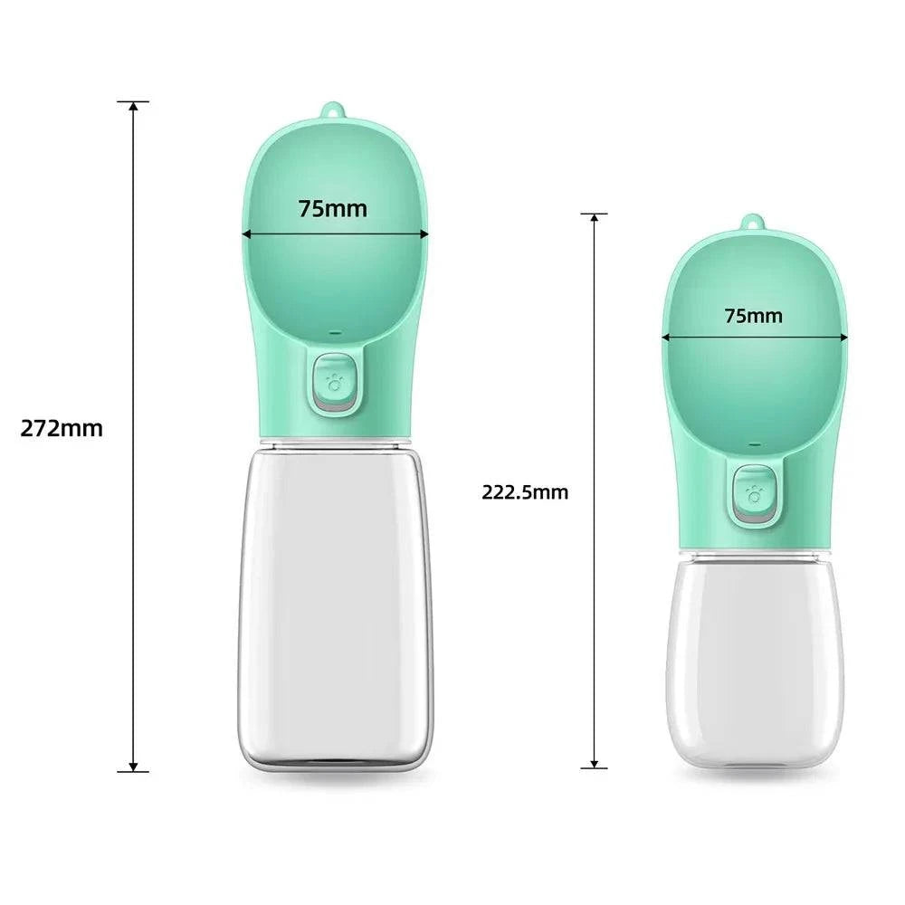 2-in-1 Travel Pet Bottle: Convenient Food and Water Storage - Klargent LLC