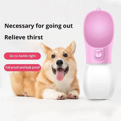 Portable Pet Water Bottle: Hydration On-the-Go for Dogs & Cats - Klargent LLC