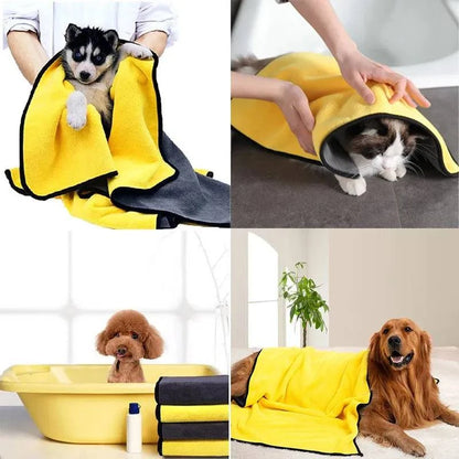 Quick-Dry Pet Towel: Soft, Absorbent, and Perfect for Bath Time - Klargent LLC