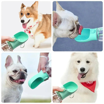 2-in-1 Travel Pet Bottle: Convenient Food and Water Storage - Klargent LLC