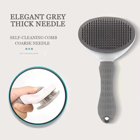 Pet Grooming Brush: Easy Hair Removal & Dematting for Cats/Dogs - Klargent LLC