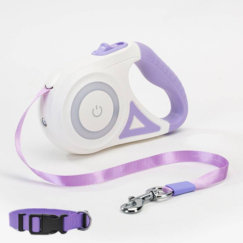 Automatic Retractable Dog Leash & Collar – Perfect for Pets! - Klargent LLC