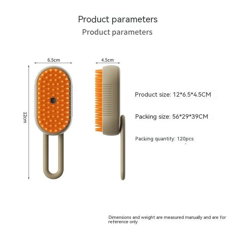 3-in-1 Electric Pet Brush: Groom, Massage, and Remove Hair - Klargent LLC