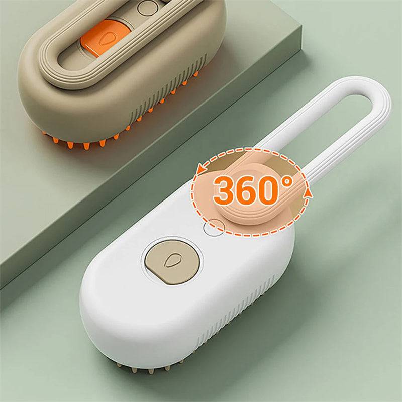 3-in-1 Electric Pet Brush: Groom, Massage, and Remove Hair - Klargent LLC