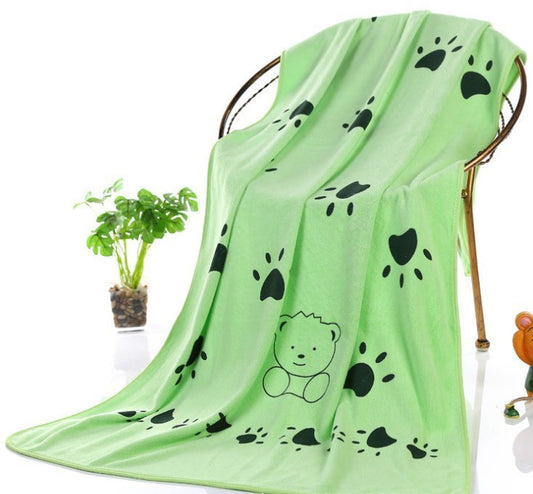 Ultra-Absorbent Soft Pet Bath Towel