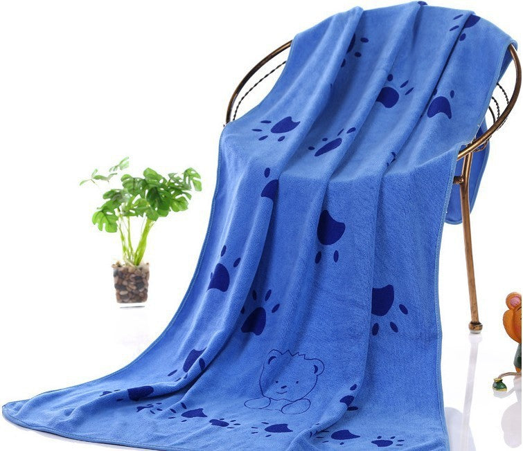 Ultra-Absorbent Soft Pet Bath Towel