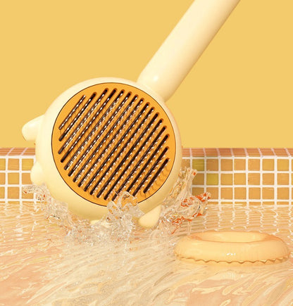 Anti-Hairball Pet Grooming Comb for Healthy, Shiny Fur