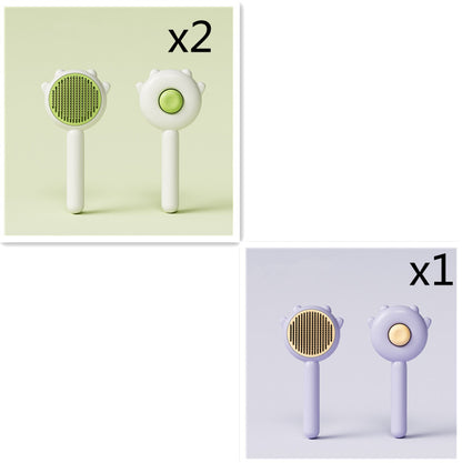 Anti-Hairball Pet Grooming Comb for Healthy, Shiny Fur