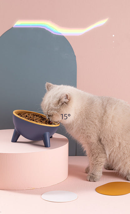 Tilted Cat Bowl for Healthier, Happier Mealtimes